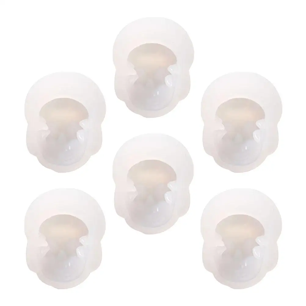 6 Pcs Skull Silicone Mold for Bracelet Beads Epoxy Key Chain DIY Mould White Reusable Jewelry Making Crafts Safe
6 Pcs Skull Silicone Mold for Bracelet Beads Epoxy Key Chain DIY Mould White Reusable Jewelry Making Crafts Safe