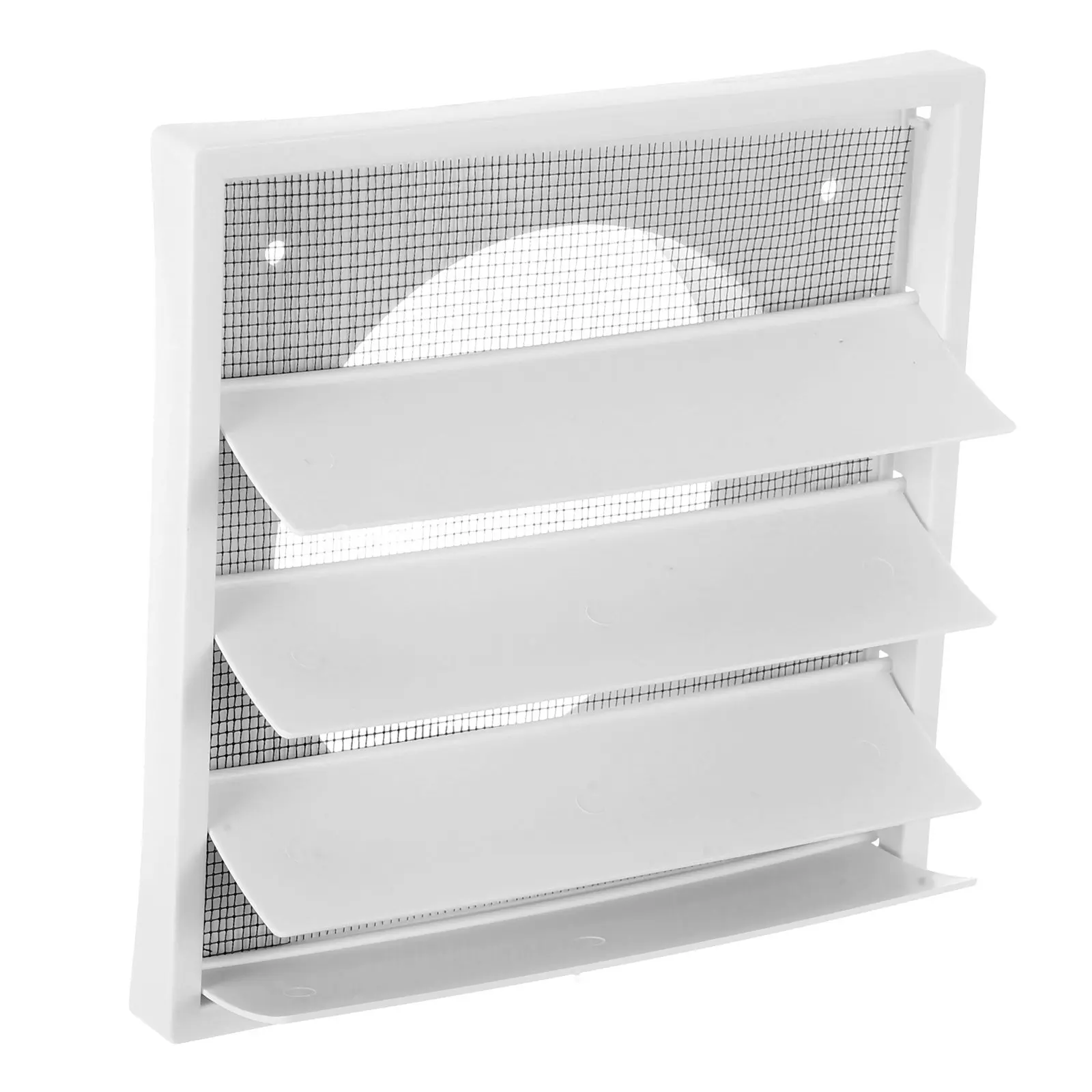 White Plastic Square Louvered Vent Cover Rain Wind Resistant for Outdoor Wall Dryer Bathroom Exhaust Duct Vent Screen
White Plastic Square Louvered Vent Cover Rain Wind Resistant for Outdoor Wall Dryer Bathroom Exhaust Duct Vent Screen