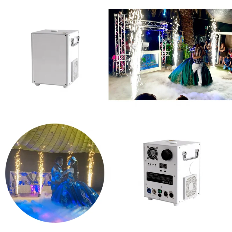 White Housing 650W Cold Sparkler Fireworks Machine DMX Remote Control Cold Spark Machine
White Housing 650W Cold Sparkler Fireworks Machine DMX Remote Control Cold Spark Machine