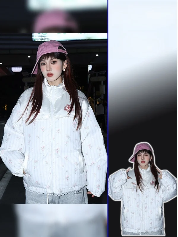 Женское теплое пальто-пуховик большого размера с воротником-стойкой, в стиле пэчворк, с цветочным узором, длинными рукавами, из хлопка, в американском стиле
Женское теплое пальто-пуховик большого размера с воротником-стойкой, в стиле пэчворк, с цветочным узором, длинными рукавами, из хлопка, в американском стиле