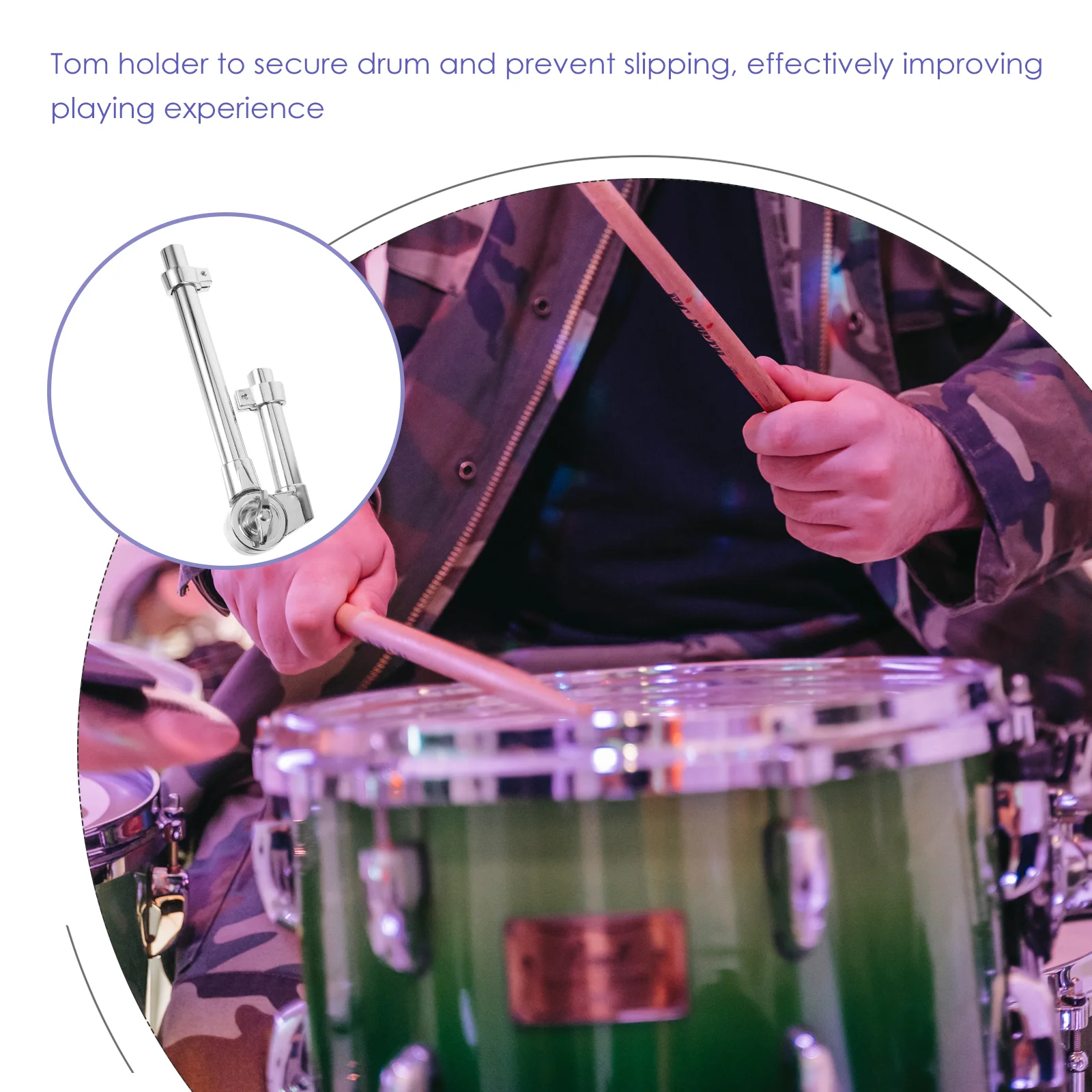 Water Pipe Tom Drum Mount Bracket Sturdy Adjustable Double Holder Drum Rack Stand Hardware Accessory Percussion Instrument Part
Water Pipe Tom Drum Mount Bracket Sturdy Adjustable Double Holder Drum Rack Stand Hardware Accessory Percussion Instrument Part