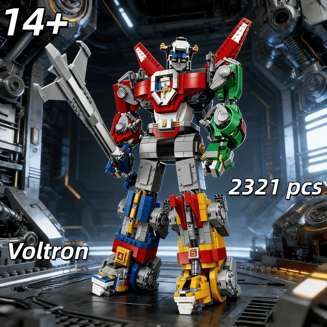 Игрушки 2026 для детей: Деформируемая модель Voltron 5 в 1 (совместима с 21311), конструктор «Защитник Вселенной», строительные блоки для детей, подарки на вечеринки
Игрушки 2026 для детей: Деформируемая модель Voltron 5 в 1 (совместима с 21311), конструктор «Защитник Вселенной», строительные блоки для детей, подарки на вечеринки