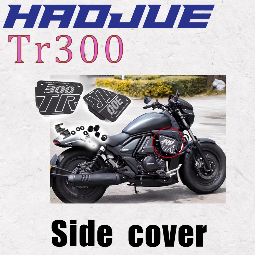 Suitable for motorcycle Haojue TR300 refitting bumper decorative cover, bumper cover, side cover and aluminum alloy side plate.
Suitable for motorcycle Haojue TR300 refitting bumper decorative cover, bumper cover, side cover and aluminum alloy side plate.