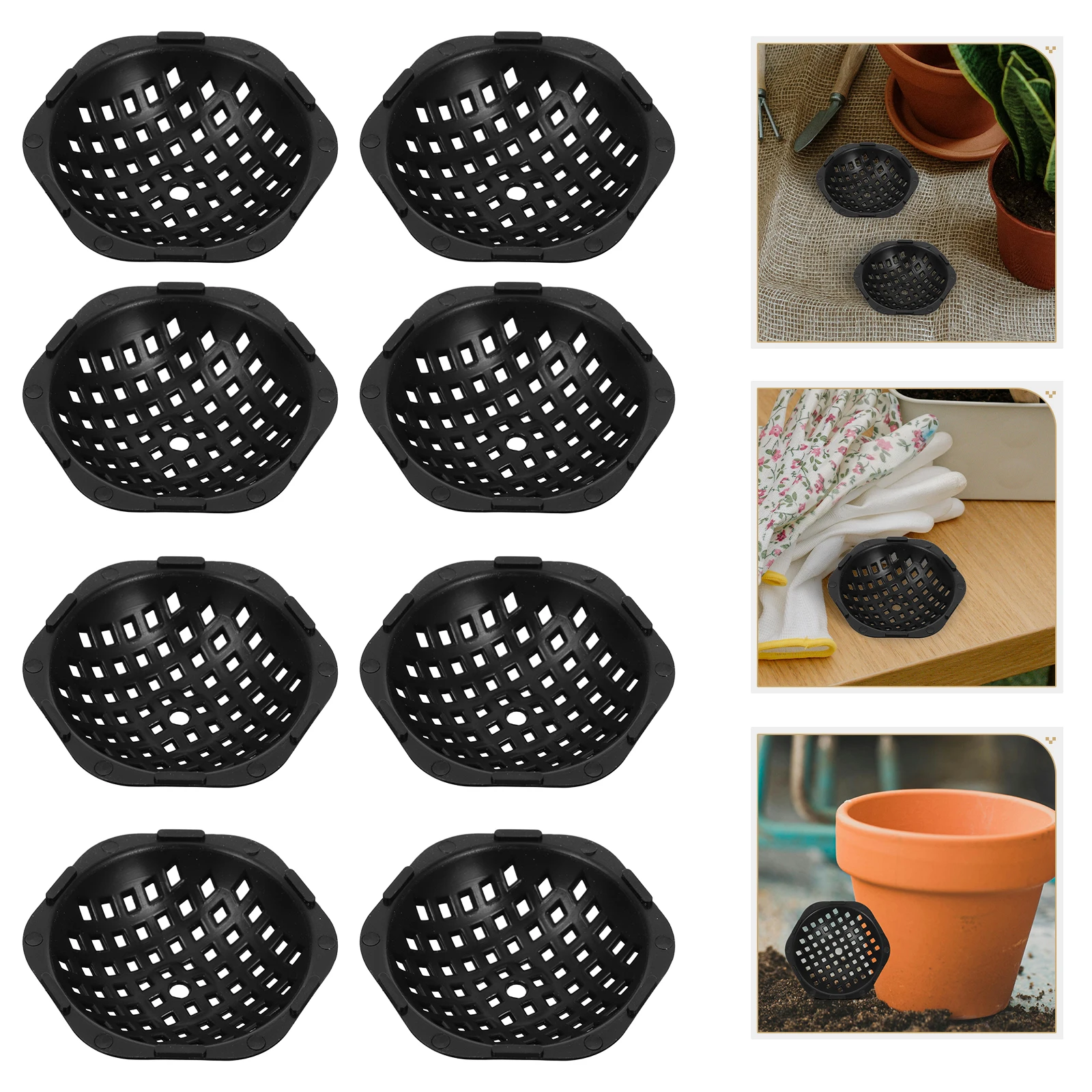 20 Pcs Flower Pot Drainage Mat Planter Mesh Screen Plastic Bottom Covers Bonsai Flowerpot Grid
20 Pcs Flower Pot Drainage Mat Planter Mesh Screen Plastic Bottom Covers Bonsai Flowerpot Grid