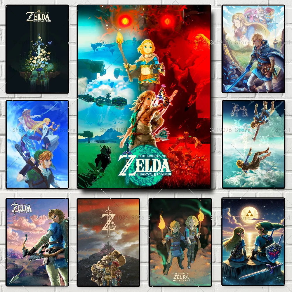 Legend Video Game Zeldas Link Poster Self-adhesive Art Waterproof Paper Sticker Coffee House Bar Room Wall Decor
Legend Video Game Zeldas Link Poster Self-adhesive Art Waterproof Paper Sticker Coffee House Bar Room Wall Decor