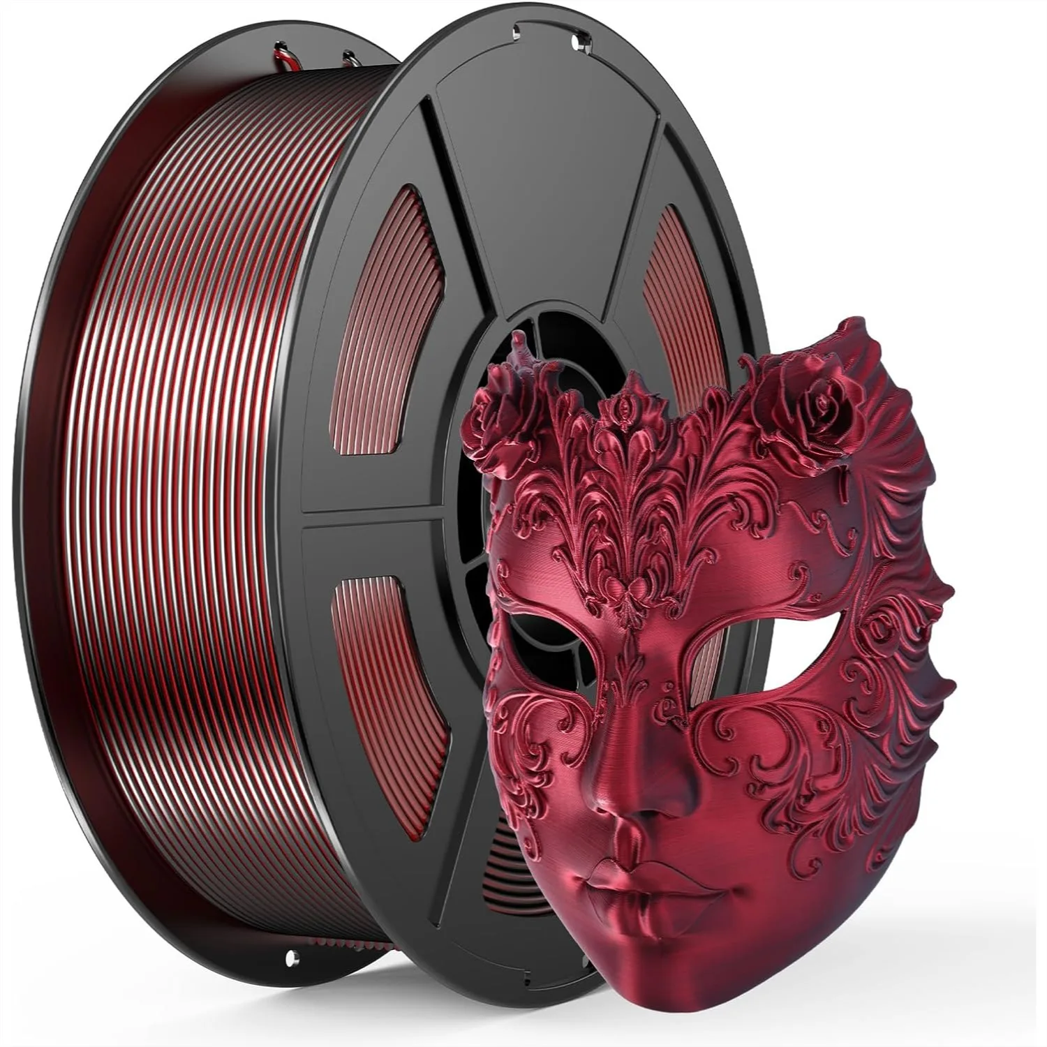 Silk PLA+ Dual-Color 3D Printer Filament 1.75mm, 2-in-1 Coextrusion, +/-0.02mm Accuracy, 1KG Spool, Compatible with FDM Printers
Silk PLA+ Dual-Color 3D Printer Filament 1.75mm, 2-in-1 Coextrusion, +/-0.02mm Accuracy, 1KG Spool, Compatible with FDM Printers