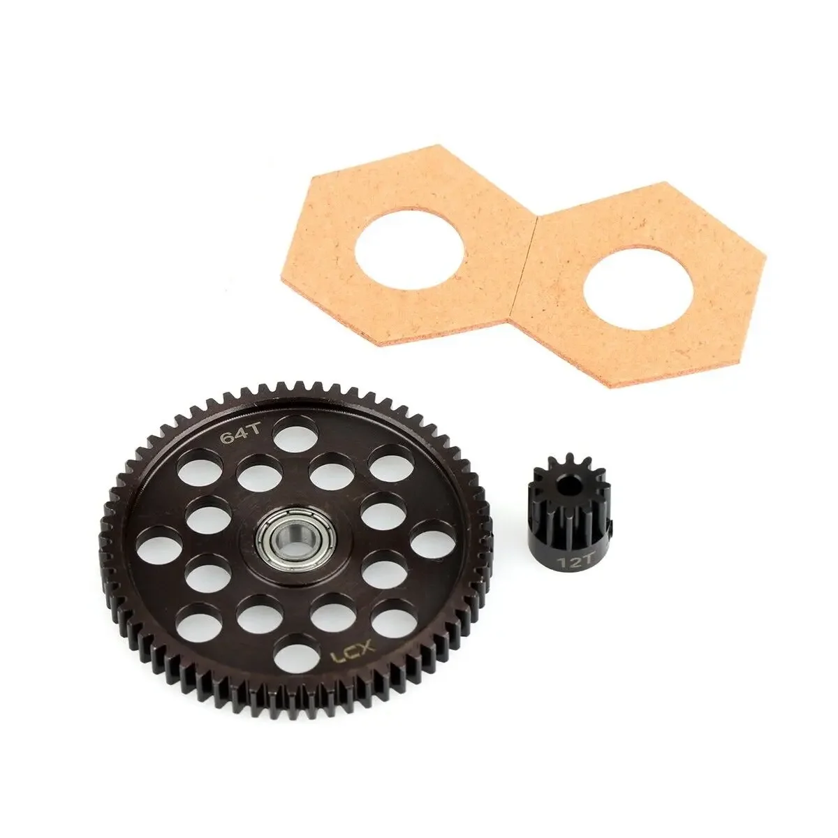 LCX Racing 1/10 RC Crawler Car Hard Steel 32P 64T Spur Gear 12T Pinion Gear for Axial RR10 Yeti 90048 Upgrades Parts Accessories
LCX Racing 1/10 RC Crawler Car Hard Steel 32P 64T Spur Gear 12T Pinion Gear for Axial RR10 Yeti 90048 Upgrades Parts Accessories