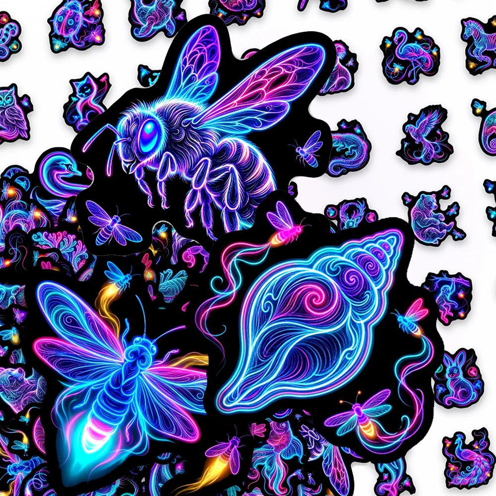 10/30/50pcs Neon Light Cool Cartoon Animal Stickers Graffiti Decals DIY Skateboard Luggage Laptop Phone Aesthetic Sticker Decor
10/30/50pcs Neon Light Cool Cartoon Animal Stickers Graffiti Decals DIY Skateboard Luggage Laptop Phone Aesthetic Sticker Decor