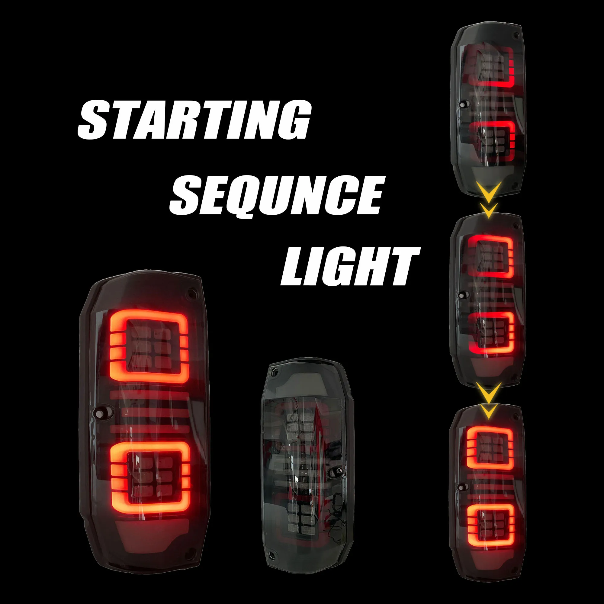 DK Motion Rear Lamp For Toyota LC76 1984 - 2021 Led Tail Lights For Toyota Land Cruiser Car Back Tail Lamp Assembly
DK Motion Rear Lamp For Toyota LC76 1984 - 2021 Led Tail Lights For Toyota Land Cruiser Car Back Tail Lamp Assembly