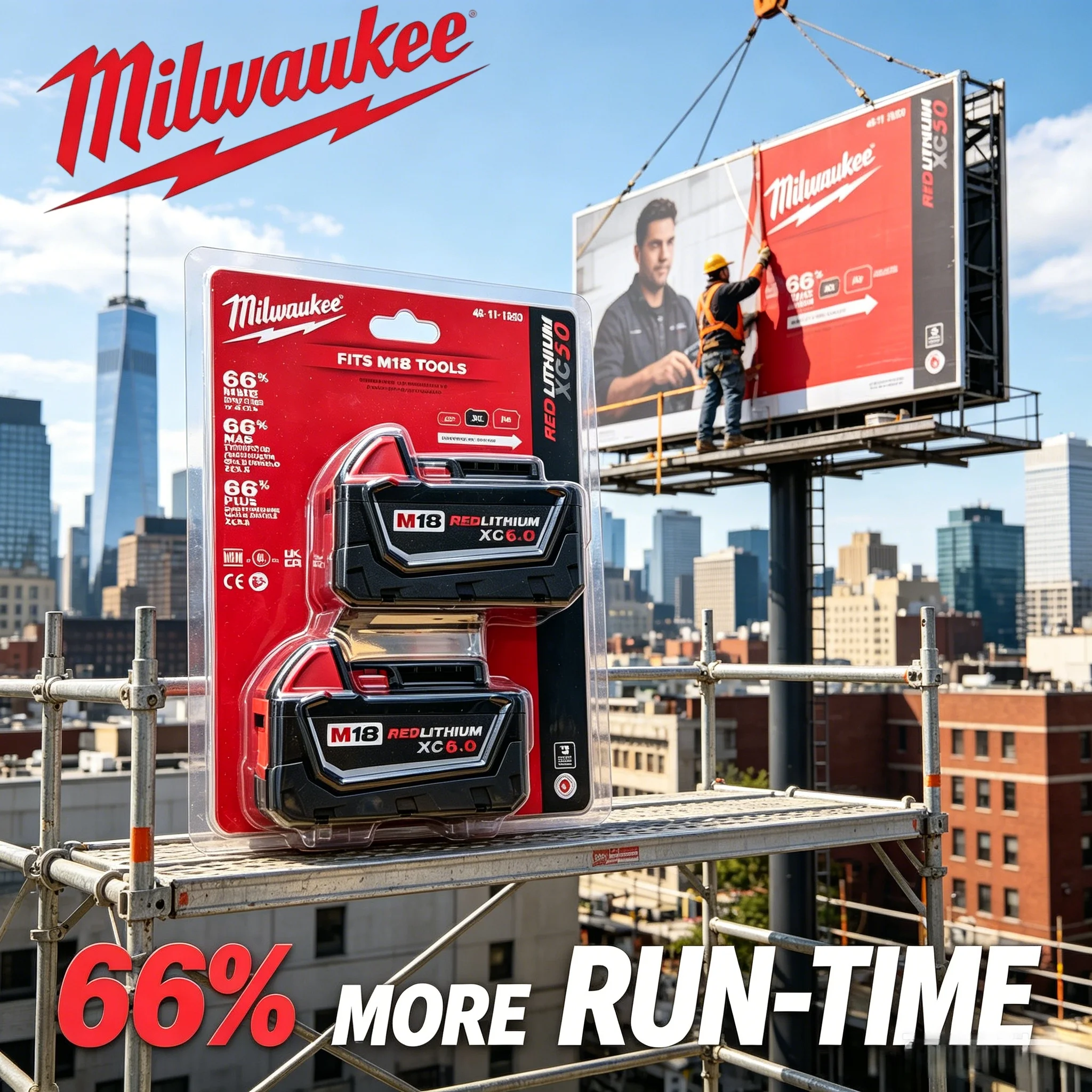 100% Authentic Milwaukee M18 Battery 6.0Ah 5.0Ah 8.0Ah 48-11-1860 48-11-1850 48-11-1840 Power Tool Lithium Battery
100% Authentic Milwaukee M18 Battery 6.0Ah 5.0Ah 8.0Ah 48-11-1860 48-11-1850 48-11-1840 Power Tool Lithium Battery