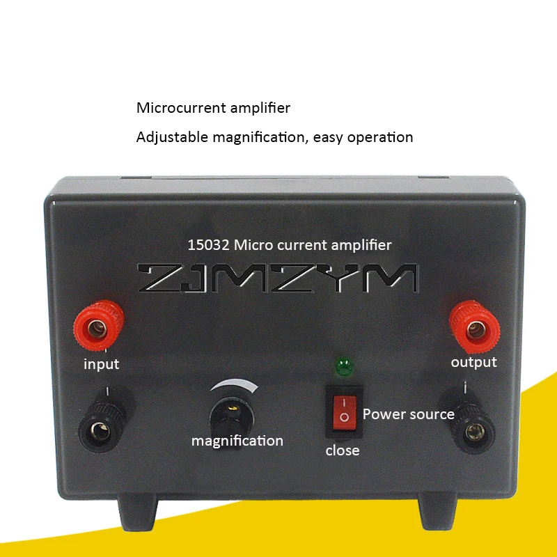 Microcurrent Amplifier 15032 Adjustable Multiple Physical Electrical Experimental Equipment For Junior High School Teaching AIDS
Microcurrent Amplifier 15032 Adjustable Multiple Physical Electrical Experimental Equipment For Junior High School Teaching AIDS