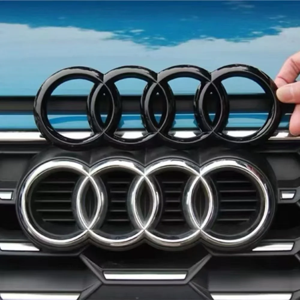 Audi black/silver four ring ABS front hood grille, rear luggage badge sticker, suitable for Audi A1 A3 A4 A5 A6 A7 A8 Q5 Q7 Q8
Audi black/silver four ring ABS front hood grille, rear luggage badge sticker, suitable for Audi A1 A3 A4 A5 A6 A7 A8 Q5 Q7 Q8
