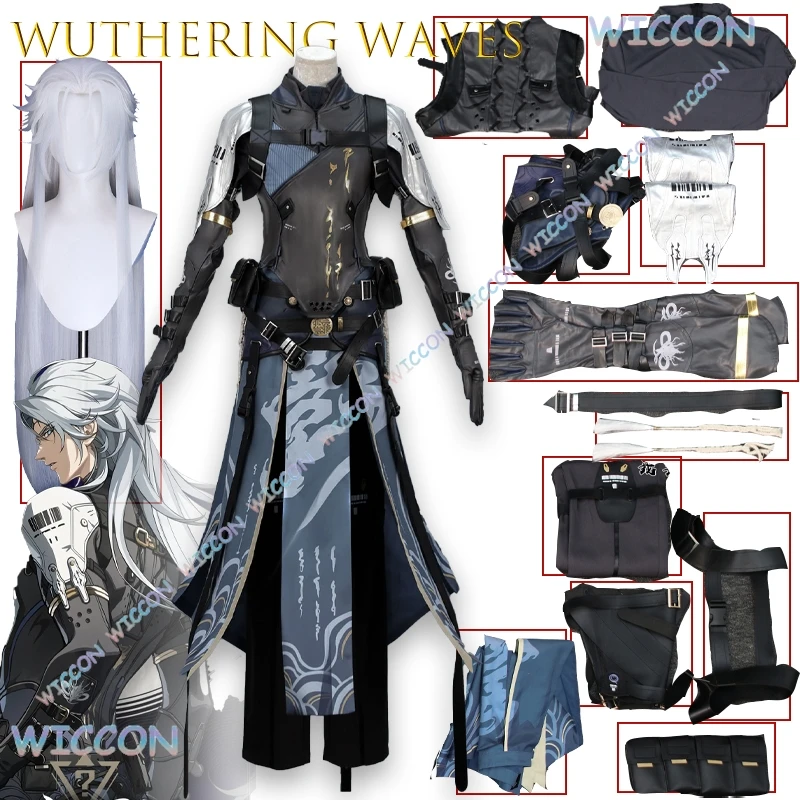 Kisekiya@Wuthering Waves Kakarot Ghost Hound Leader Stars Entwined FullSet Cosplay Costume Anime Game Character Role Play Outfit
Kisekiya@Wuthering Waves Kakarot Ghost Hound Leader Stars Entwined FullSet Cosplay Costume Anime Game Character Role Play Outfit