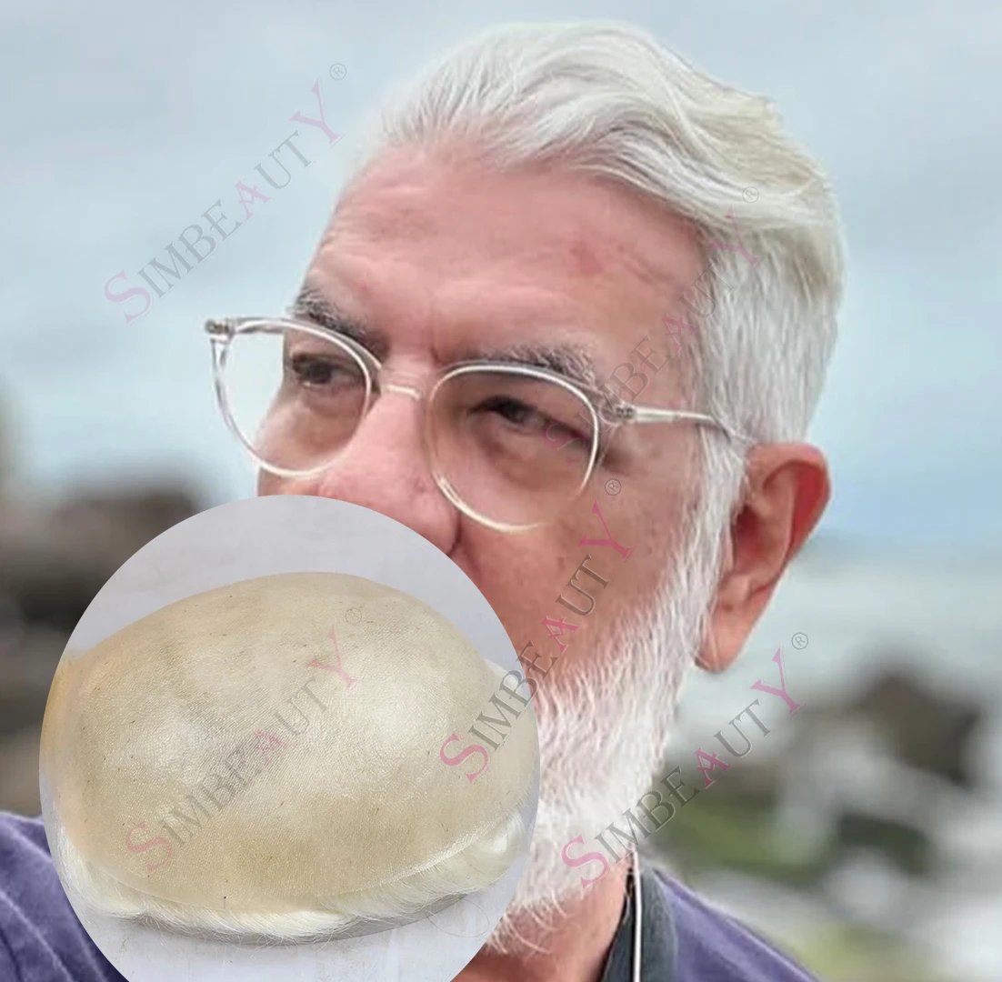 Натуральный Белый Серый # 550 1B80 # 60р # Человеческие волосы, платиновый блондин, плотность 80%, невидимый супертонкий капиллярный протез для кожи 0,02 мм
Натуральный Белый Серый # 550 1B80 # 60р # Человеческие волосы, платиновый блондин, плотность 80%, невидимый супертонкий капиллярный протез для кожи 0,02 мм