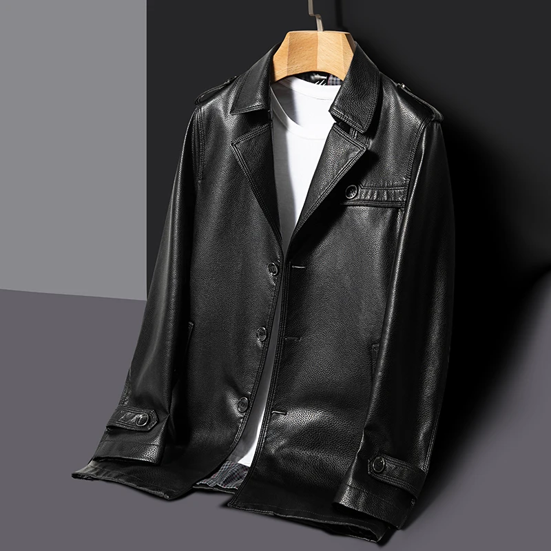 Men's Hooded Faux Leather Jacket 2026 Casual Zip Up Windproof Streetwear Motorcycle Jacket Lightweight Hooded PU Leather Coat
Men's Hooded Faux Leather Jacket 2026 Casual Zip Up Windproof Streetwear Motorcycle Jacket Lightweight Hooded PU Leather Coat