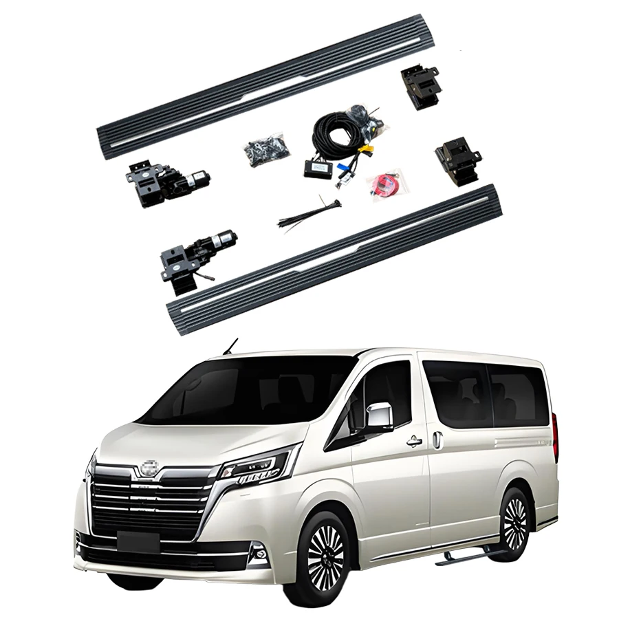 Non-Slip Anti Pinch Waterproof Thickened Aluminum Automatic Electric Power Side Step Running Board for TOYOTA Granvia 2023 
Non-Slip Anti Pinch Waterproof Thickened Aluminum Automatic Electric Power Side Step Running Board for TOYOTA Granvia 2023