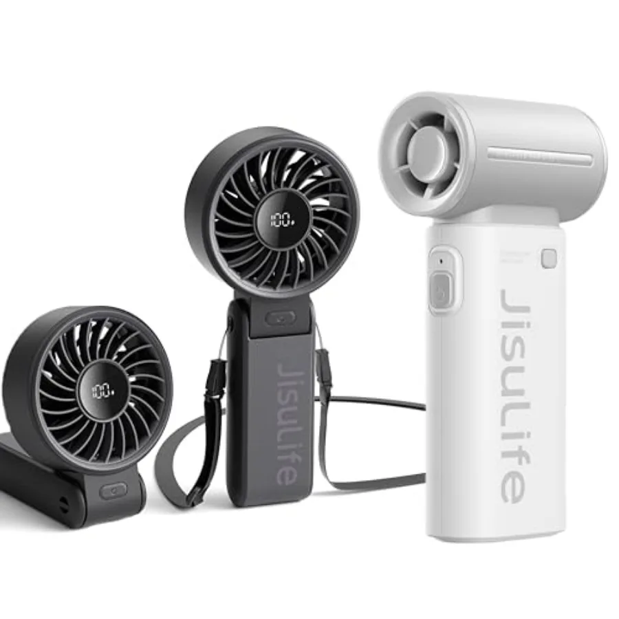 3-IN-1 Handheld Fan Life7 - High-Power Motor, LED Display Portable Handheld Fan Life9 - Turbo Power High Speed Air [22H Max Coo
3-IN-1 Handheld Fan Life7 - High-Power Motor, LED Display Portable Handheld Fan Life9 - Turbo Power High Speed Air [22H Max Coo