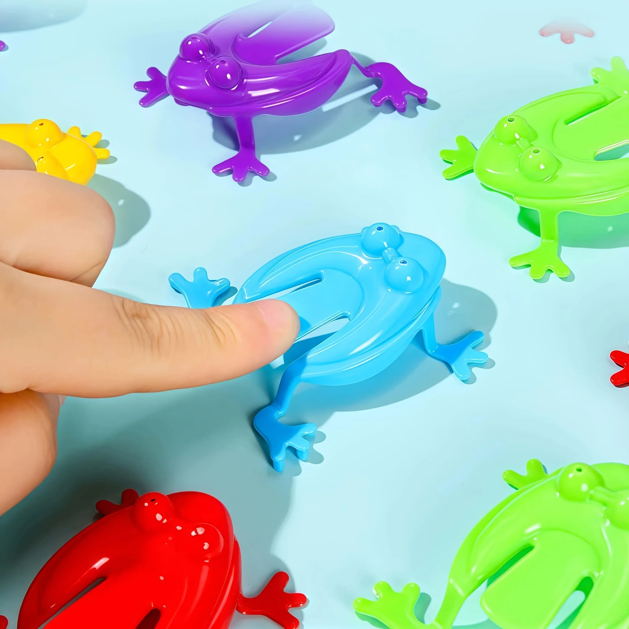 12pcs Jumping Frog Fidget Toys with Bucket - Fun Finger Flick Game for Counting And Math Skills, Party Favors And Birthday Holiday Gifts for Kids. Random Color
12pcs Jumping Frog Fidget Toys with Bucket - Fun Finger Flick Game for Counting And Math Skills, Party Favors And Birthday Holiday Gifts for Kids. Random Color