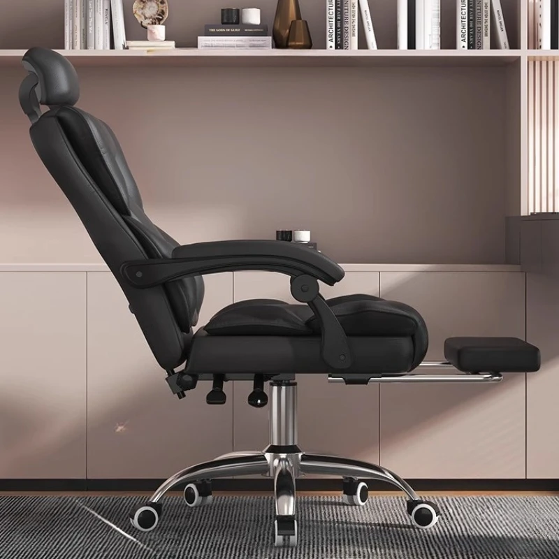 Aesthetic Ergonomical Office Chair Home Leather Armchair Comfy Office Chair Study Sponge Silla Para Escritorio Furniture
Aesthetic Ergonomical Office Chair Home Leather Armchair Comfy Office Chair Study Sponge Silla Para Escritorio Furniture