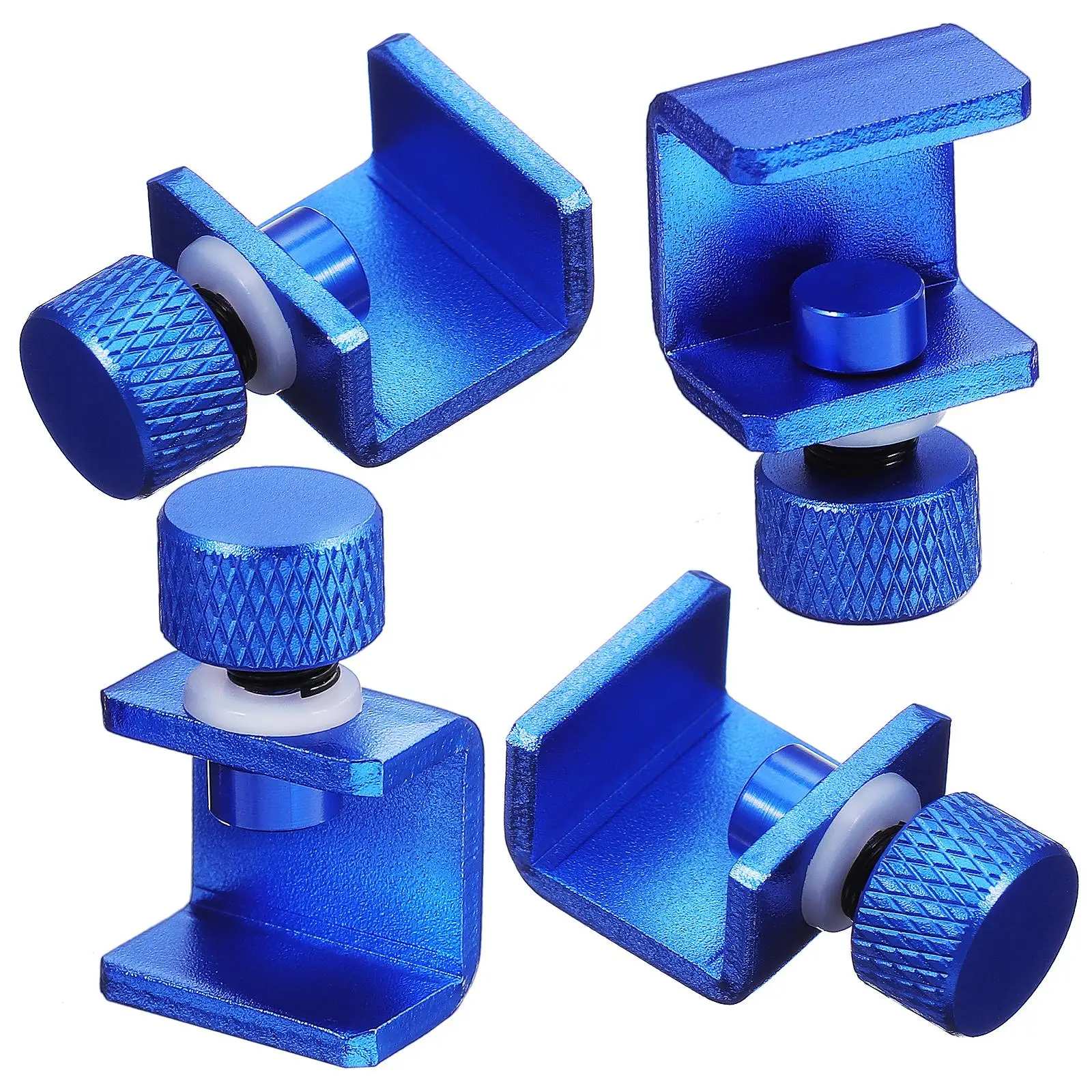 4 Pcs 3D Printer Glass Clamps Blue Aluminum Adjustable Screws Easy Install Compatibility Heat Bed Fixation Printer
4 Pcs 3D Printer Glass Clamps Blue Aluminum Adjustable Screws Easy Install Compatibility Heat Bed Fixation Printer