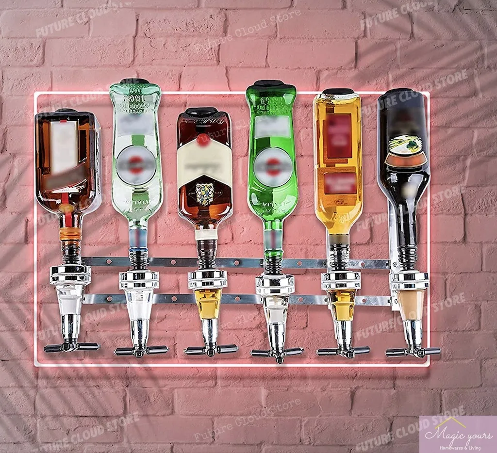 Wall-mounted wine pouring rack, wine dispenser, bartending tool, household party wine set
Wall-mounted wine pouring rack, wine dispenser, bartending tool, household party wine set
