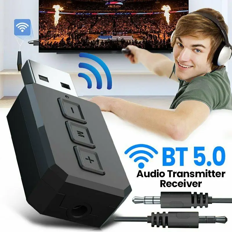 RT02 USB Bluetooth 5.0 Adapter Dongle Handsfree Audio Receivers Wireless Transmitters with AUX RCA 3.5MM Jack Stereo For PC TV
RT02 USB Bluetooth 5.0 Adapter Dongle Handsfree Audio Receivers Wireless Transmitters with AUX RCA 3.5MM Jack Stereo For PC TV