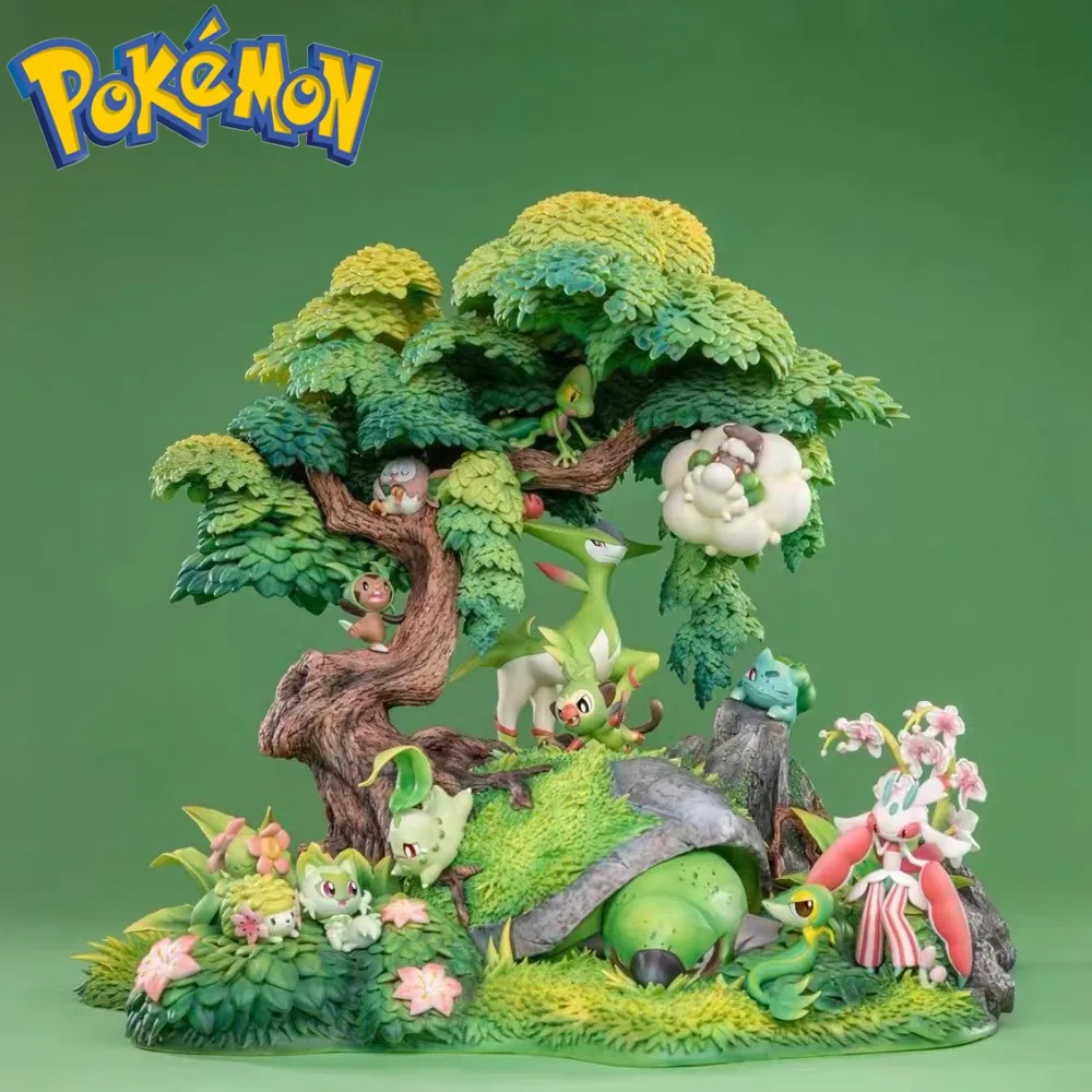 27.5cm/10.83in Anime Pokemen Figure Grass Type Family Bucket Action Figures Pvc Statue Desktop Collection Model Toys Gifts
27.5cm/10.83in Anime Pokemen Figure Grass Type Family Bucket Action Figures Pvc Statue Desktop Collection Model Toys Gifts