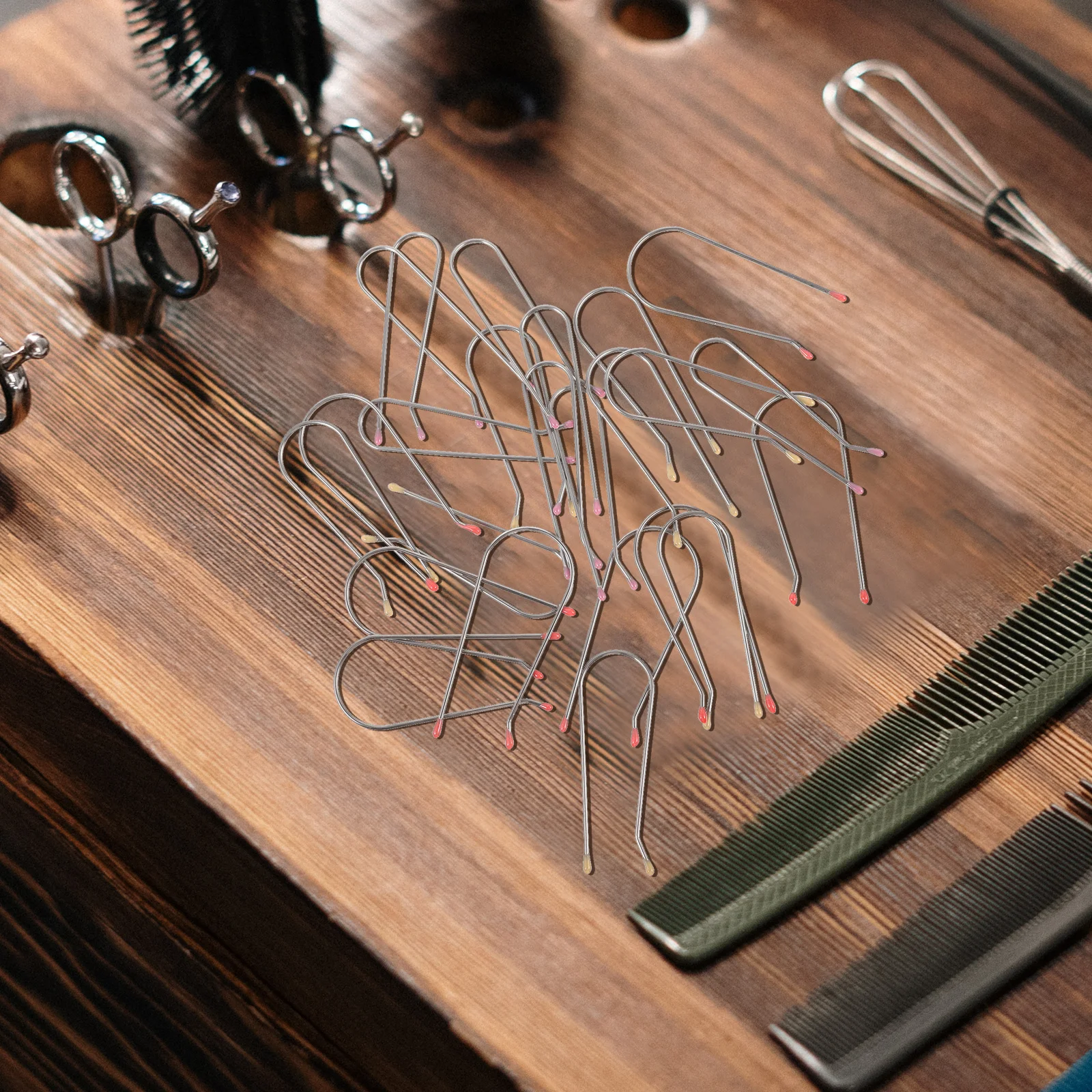 24Pcs Hot Roller Clips Hair Roller Securing Pins Stainless Steel Curling Clip Replacement for Electric Rollers Strong
24Pcs Hot Roller Clips Hair Roller Securing Pins Stainless Steel Curling Clip Replacement for Electric Rollers Strong