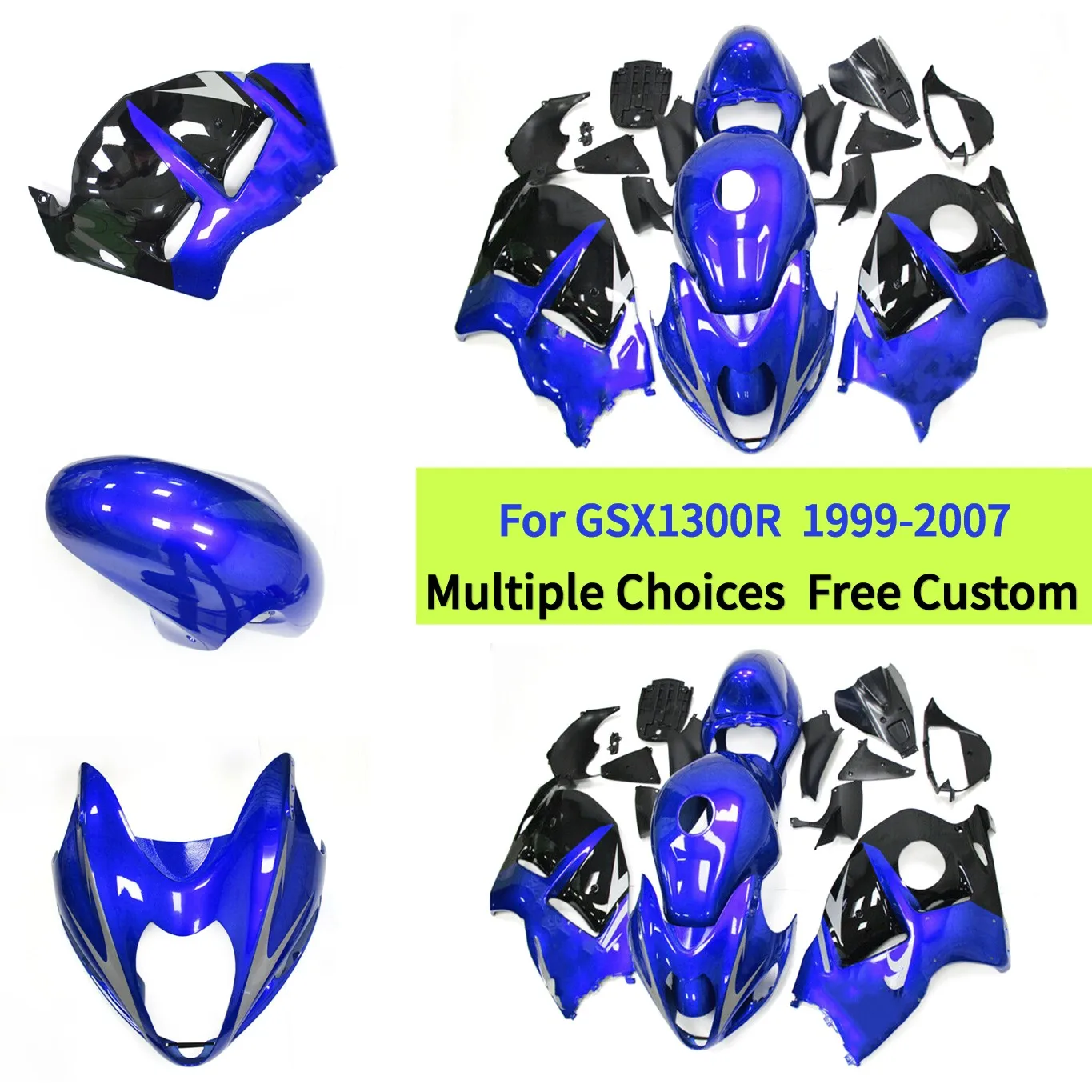 Hot Sales Fairing Kit For Suzuki GSXR 1300 Hayabusa 1999 2000 2002 2004 2006 2007 Full Bodywork Injection Molded
Hot Sales Fairing Kit For Suzuki GSXR 1300 Hayabusa 1999 2000 2002 2004 2006 2007 Full Bodywork Injection Molded