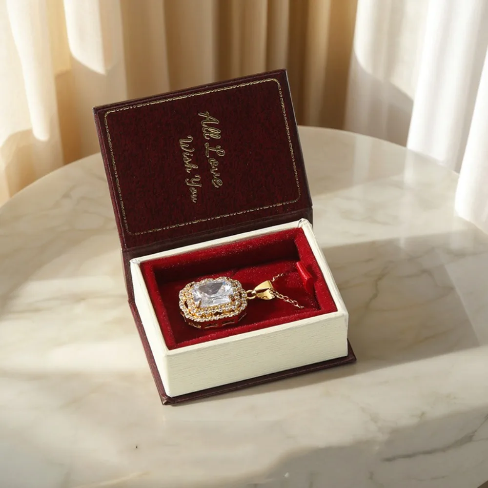 Durable Creative Book Shape Ring Box Velvet Flip Lid Engagement Ring Case Magnetic Earrings Case Jewelry Packaging Wedding
Durable Creative Book Shape Ring Box Velvet Flip Lid Engagement Ring Case Magnetic Earrings Case Jewelry Packaging Wedding