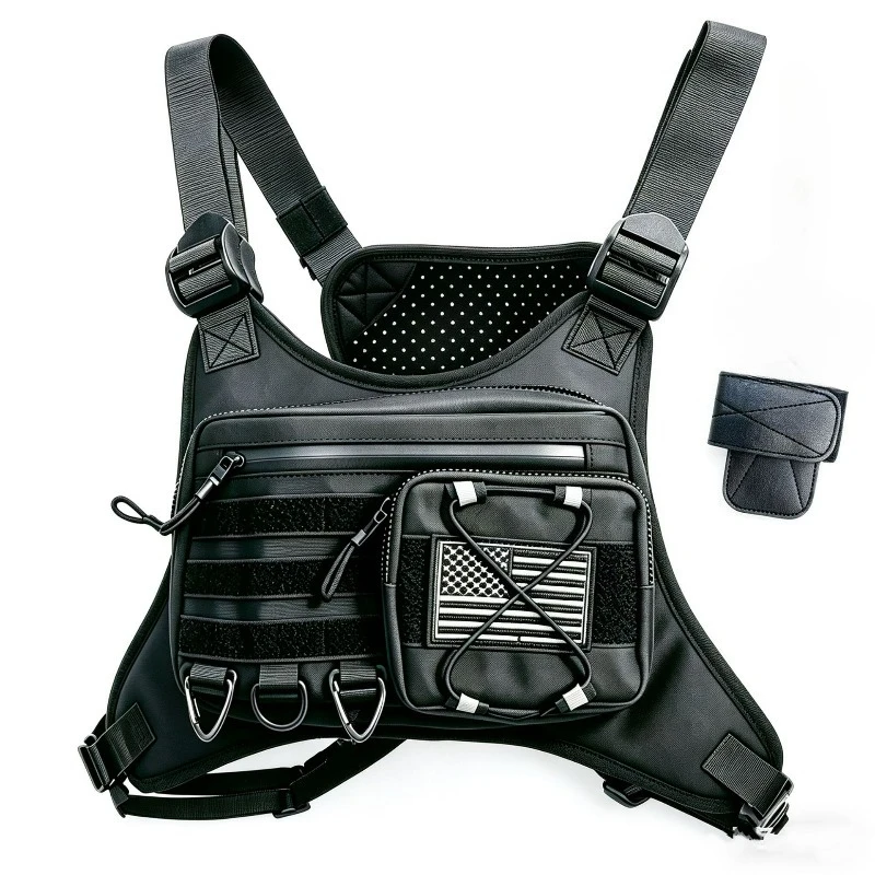 Mens Military Vest Bag Outdoor Sports Casual Breathable Lightweight Tactical Chest Bags Adjustable Cycling Bag
Mens Military Vest Bag Outdoor Sports Casual Breathable Lightweight Tactical Chest Bags Adjustable Cycling Bag