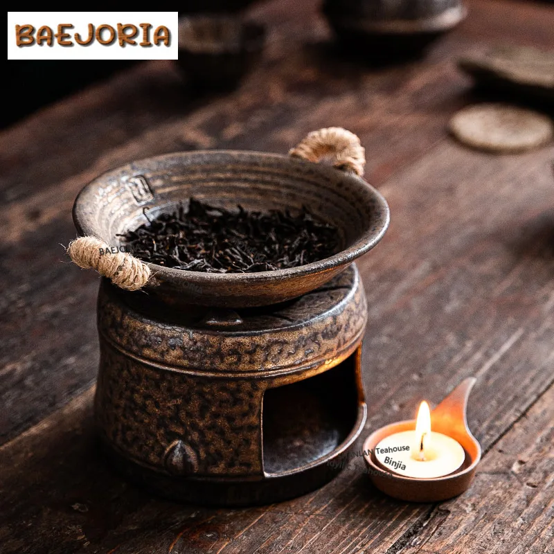 Old Rock Mud Gilded Iron Glaze Tea Warmer Holder Alcohol Burner Stove Kettle Stand Baked Milk Jar Carbon Furnace Cha Supplies
Old Rock Mud Gilded Iron Glaze Tea Warmer Holder Alcohol Burner Stove Kettle Stand Baked Milk Jar Carbon Furnace Cha Supplies