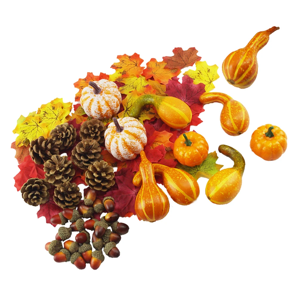 Pumpkin Maple Leaf Acorn Set Artificial Home Ornaments Decoration Acorns Party Decorate Decorative
Pumpkin Maple Leaf Acorn Set Artificial Home Ornaments Decoration Acorns Party Decorate Decorative