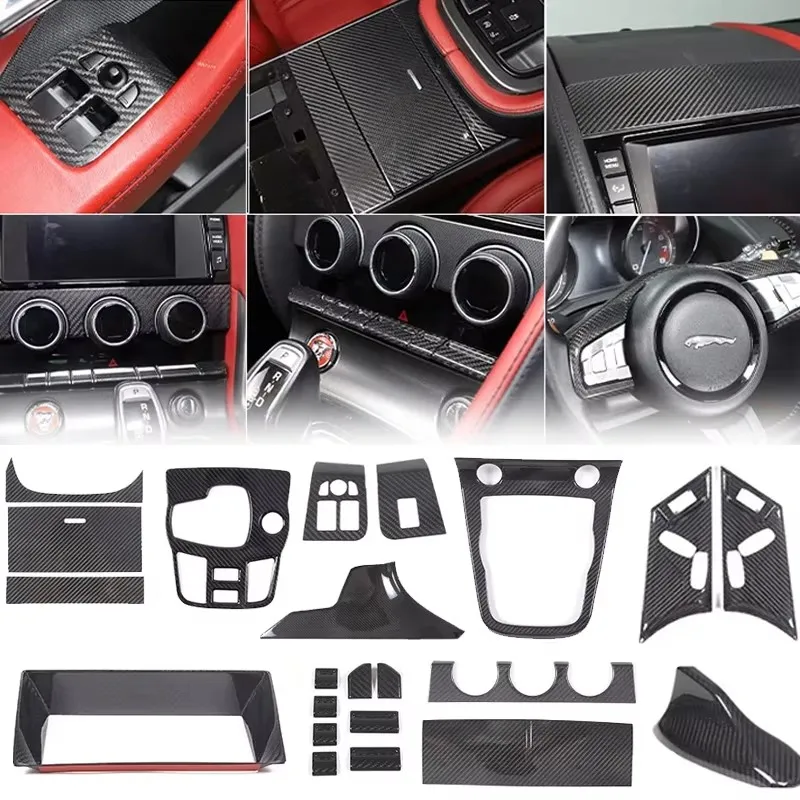 Real Carbon fiber For Jaguar F-TYPE 2013-2024 Car Central Control Panel Sticker Car Door Decoration Sticker Car Accessories
Real Carbon fiber For Jaguar F-TYPE 2013-2024 Car Central Control Panel Sticker Car Door Decoration Sticker Car Accessories