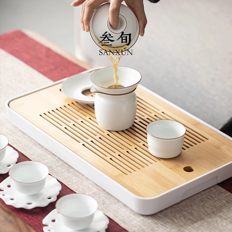 Minimalist Bamboo Tea Tray Vintage Water Storage Square Wood Trays Serving Tray Tea Wood Tray Kitchen Accessories
Minimalist Bamboo Tea Tray Vintage Water Storage Square Wood Trays Serving Tray Tea Wood Tray Kitchen Accessories