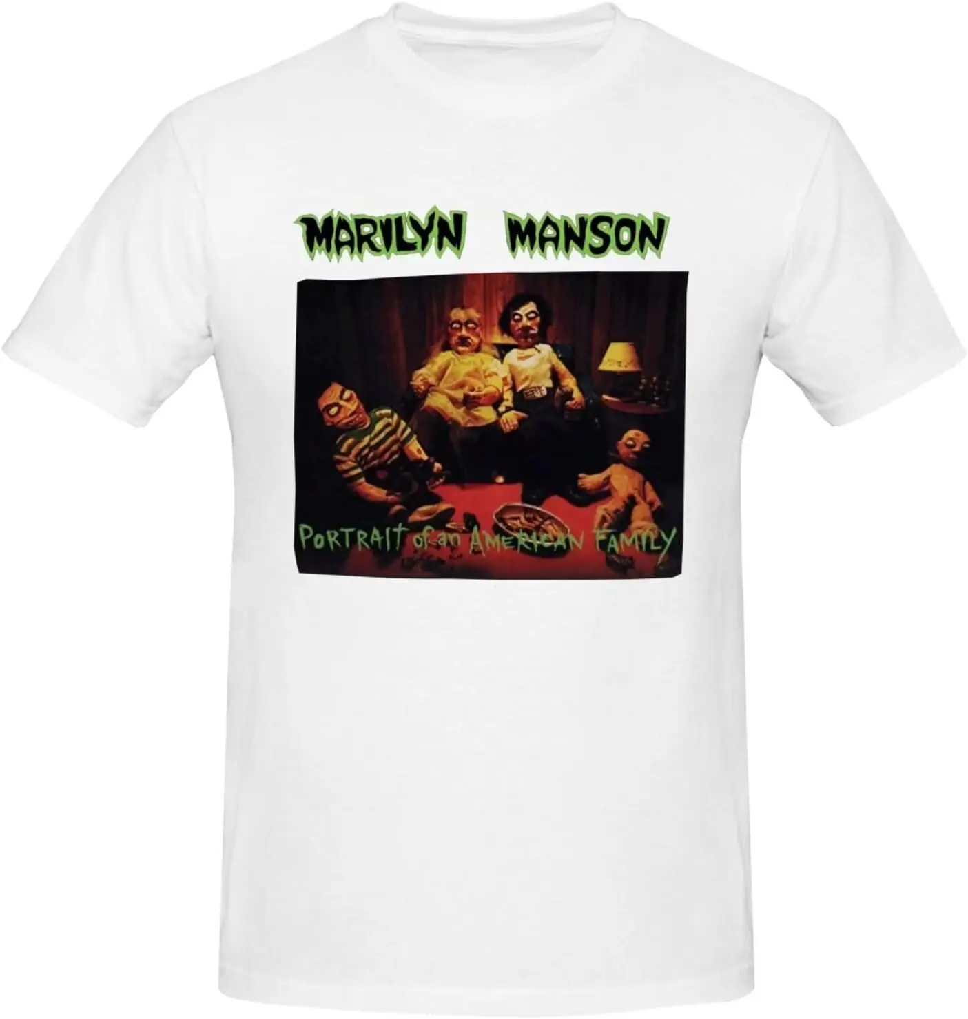 Мужская футболка с коротким рукавом Marilyn Music Manson, футболка с персонализированным графическим принтом, Высококачественная футболка из 100% хлопка с коротким рукавом
Мужская футболка с коротким рукавом Marilyn Music Manson, футболка с персонализированным графическим принтом, Высококачественная футболка из 100% хлопка с коротким рукавом