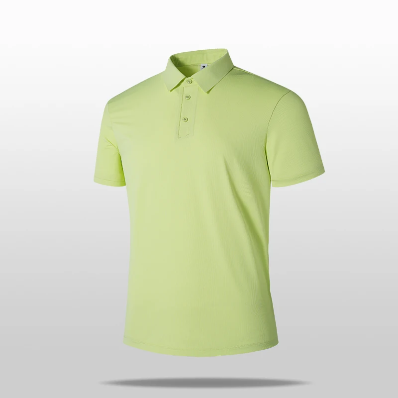 Polo Shirt Short Sleeve Lapel Mens Summer Ice Silk Seamless Elastic Breathable Youth Solid Color Casual Quality Thin T Shirt
Polo Shirt Short Sleeve Lapel Mens Summer Ice Silk Seamless Elastic Breathable Youth Solid Color Casual Quality Thin T Shirt