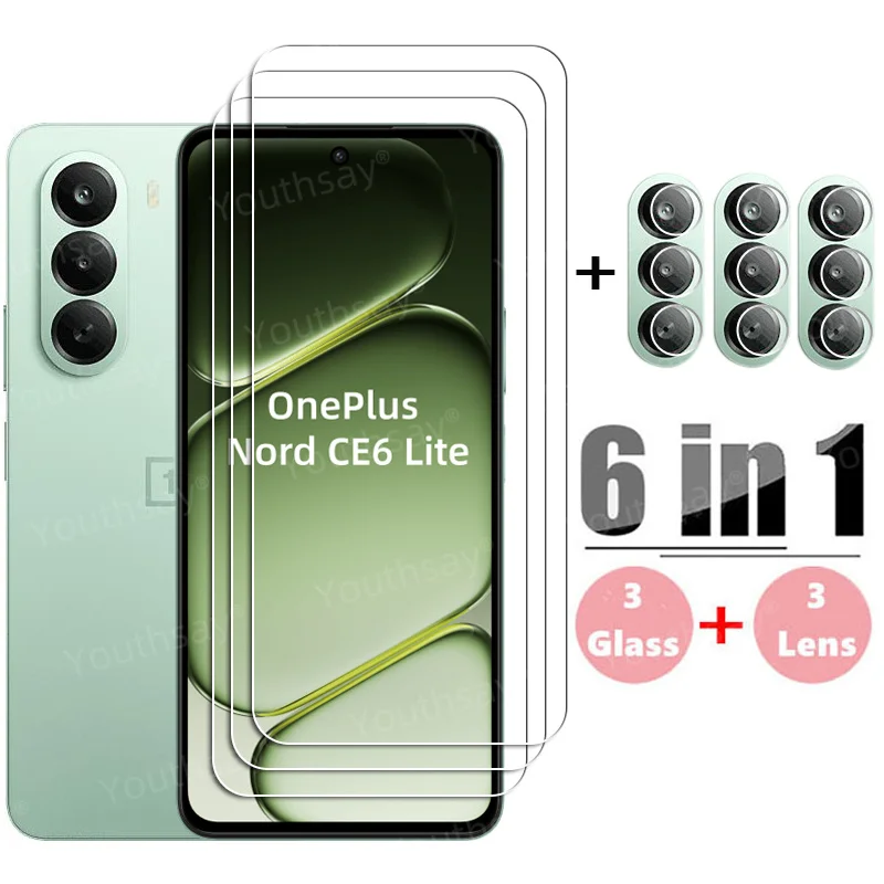 Защитное стекло 6-в-1 для OnePlus Nord CE 6 Lite, HD-пленка для камеры OnePlus Nord CE6 Lite
Защитное стекло 6-в-1 для OnePlus Nord CE 6 Lite, HD-пленка для камеры OnePlus Nord CE6 Lite