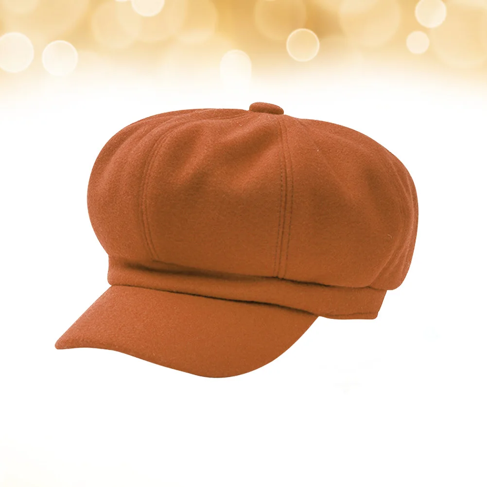 1pc Octagonal Beret Woolen Cap For Women Girls Lightweight Warm Stylish Headwear Perfect Autumn Winter Accessory Caramel
1pc Octagonal Beret Woolen Cap For Women Girls Lightweight Warm Stylish Headwear Perfect Autumn Winter Accessory Caramel