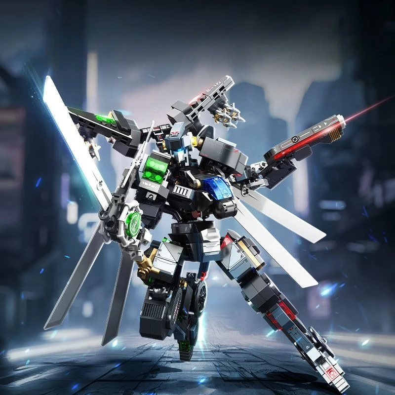 New Thunder Hidden Mech Building Blocks Assembly Model Ornament Robot Puzzle Toy for Children's Festival Gift Collection
New Thunder Hidden Mech Building Blocks Assembly Model Ornament Robot Puzzle Toy for Children's Festival Gift Collection