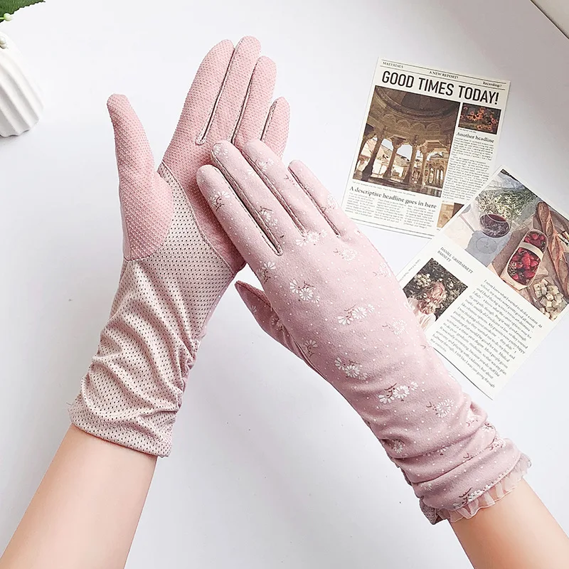 Lady Party Women Elegant Solid Cotton Gloves Mesh Breathable Summer Sun Protection Small Flower Cycling Touch Screen
Lady Party Women Elegant Solid Cotton Gloves Mesh Breathable Summer Sun Protection Small Flower Cycling Touch Screen