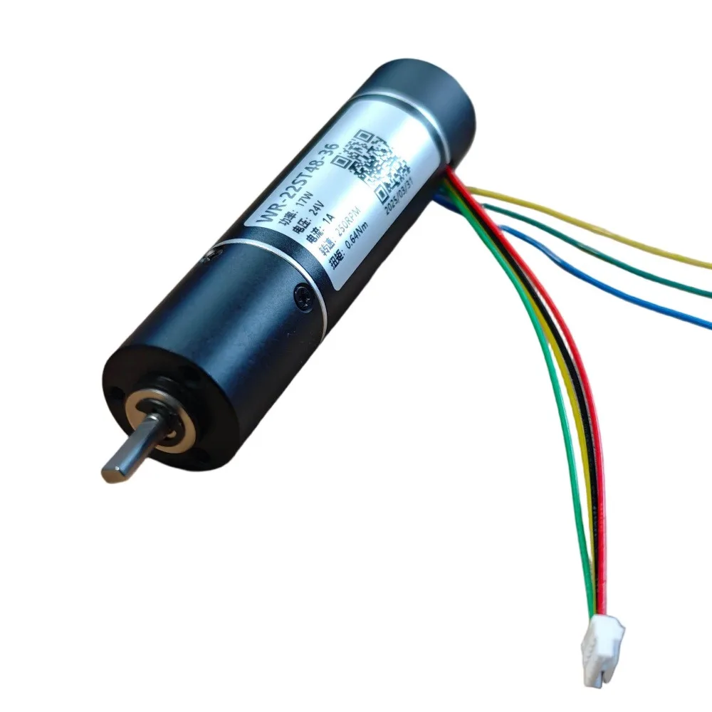 WR22ST48-36 22mm Brushless Motor Coreless Gear Motor 24V 17W 250RPM 0.64Nm 16Bit Encoder Brushless Motor
WR22ST48-36 22mm Brushless Motor Coreless Gear Motor 24V 17W 250RPM 0.64Nm 16Bit Encoder Brushless Motor