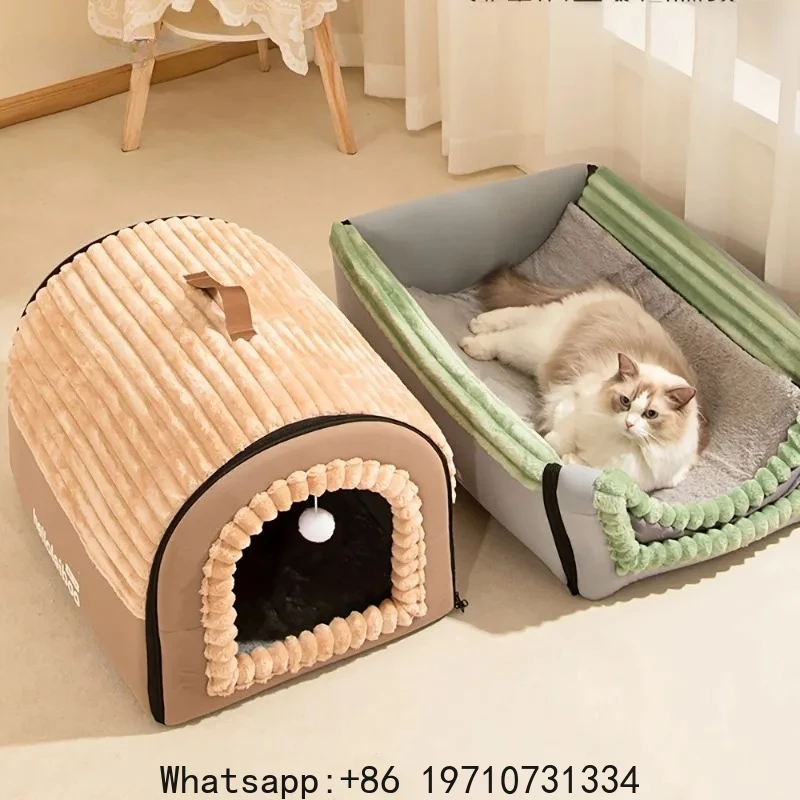 Winter Enclosed Pet Bed Thickened Portable Dog House & Cat Tent with Washable Bedding Needed Bed for Small Medium Large Dogs
Winter Enclosed Pet Bed Thickened Portable Dog House & Cat Tent with Washable Bedding Needed Bed for Small Medium Large Dogs