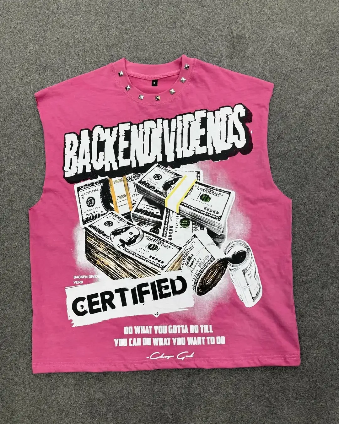 Y2K New Retro Sleeveless T-shirt Fashion Money Pattern Printing Tops Summer Women Hip Hop Gothic America Elasticity Cotton Shirt
Y2K New Retro Sleeveless T-shirt Fashion Money Pattern Printing Tops Summer Women Hip Hop Gothic America Elasticity Cotton Shirt