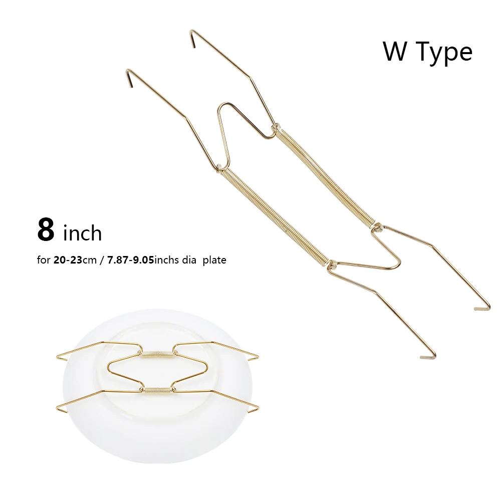 8" To 16"Inchs Invisible Square Wall Display Plate W Type Hook Spring Holder Dish Hangers
8" To 16"Inchs Invisible Square Wall Display Plate W Type Hook Spring Holder Dish Hangers