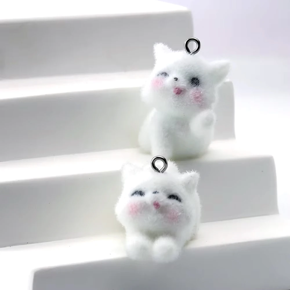 20 шт. 3D смола флокирование котенок подвески кошка плюшевая кукла кулон для ожерелья брелок для изготовления DIY ювелирные аксессуары оптом
20 шт. 3D смола флокирование котенок подвески кошка плюшевая кукла кулон для ожерелья брелок для изготовления DIY ювелирные аксессуары оптом