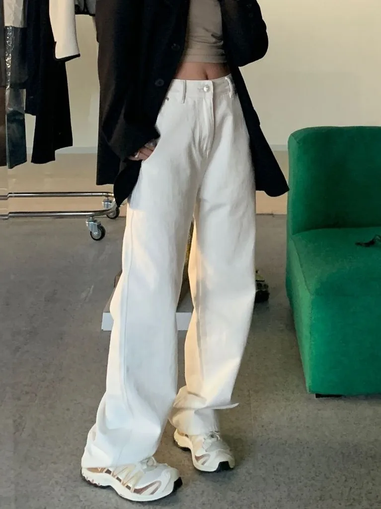 ZHISILAO New White Cargo Jeans for Women Casual Baggy Loose High Street Full Length Denim Pants Streetwear 2023
ZHISILAO New White Cargo Jeans for Women Casual Baggy Loose High Street Full Length Denim Pants Streetwear 2023