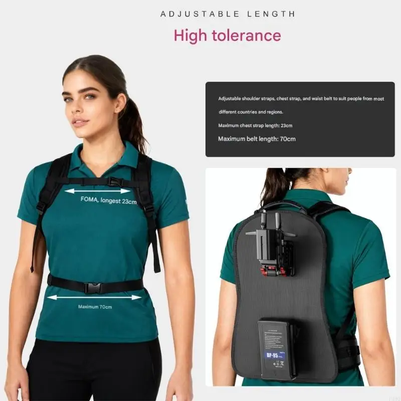 Sturdy Professional Camera Back Harness Featuring V Battery Plate Suitable for Secure Video Transmission and Mounting F19E
Sturdy Professional Camera Back Harness Featuring V Battery Plate Suitable for Secure Video Transmission and Mounting F19E