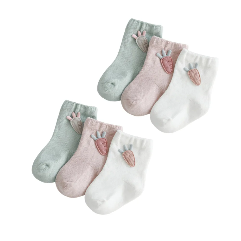 3 Pair of Adorable Kids Socks Cartoon Spring Autumn Socks Cotton Baby Stockings Breathable Footwear (Radish, Size S, 6-12 Months
3 Pair of Adorable Kids Socks Cartoon Spring Autumn Socks Cotton Baby Stockings Breathable Footwear (Radish, Size S, 6-12 Months