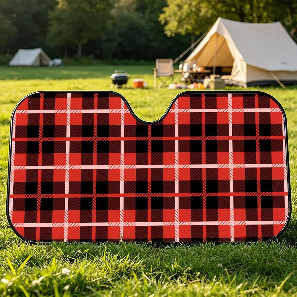 Bold Geometric Highly Saturated Check Sun Visor Aluminum Foil Car Sun Visor UV Protection Heat Insulation Windshield Cover
Bold Geometric Highly Saturated Check Sun Visor Aluminum Foil Car Sun Visor UV Protection Heat Insulation Windshield Cover